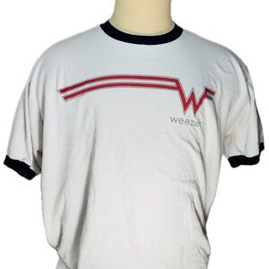 Vintage Y2K Weezer Band Ringer Tee